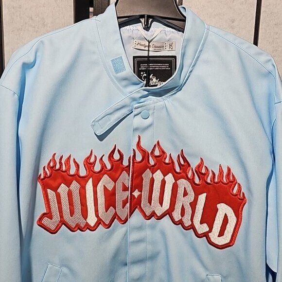 Juice Wrld Fighting Demons Work Jacket 2XL New - Picture 2 of 12